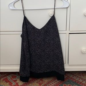 Paper crane navy and white